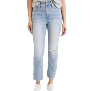 Madewell, The Perfect Vintage Jean, Raw Hem, Ripped Knee edition